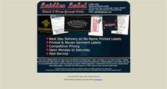 Desktop Screenshot of laidlerlabel.com